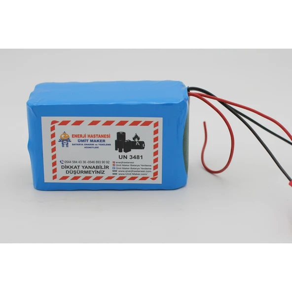 Ümit Maker 12.6V 25AH Lityum Batarya (Şarj Aleti Hediyedir.) - Resim 2