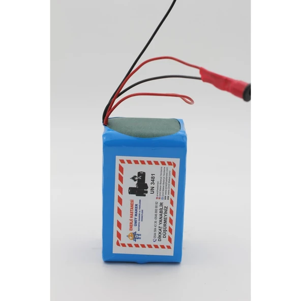 Ümit Maker 12.6V 25AH Lityum Batarya (Şarj Aleti Hediyedir.) - Resim 3