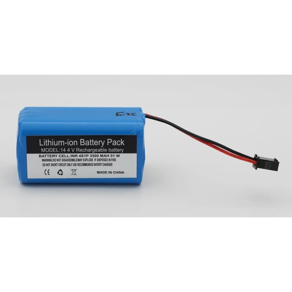 Ecovacs Ozmo N79, N79S, DN622 Robot Süpürge 3500 mAh 14.4 V  Batarya – Orjinal Uyumlu Uzun Ömürlü, Yüksek Performans Pil - Resim 2