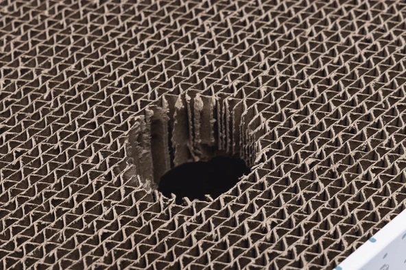 Beeztees Yavru Kedi Karton Tırmalama ve Oyuncağı, 25x42x10cm - Resim 9