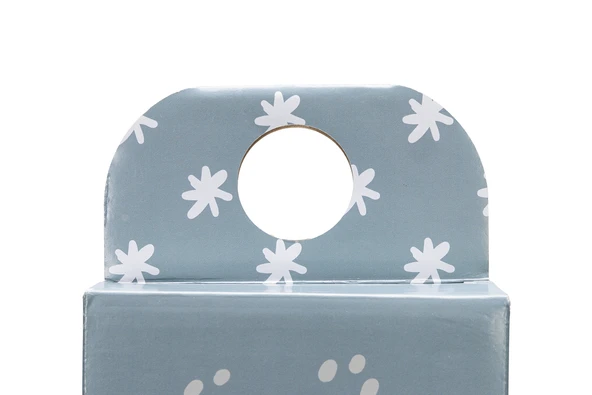 Beeztees Kedi Karton Tırmalama, Mavi, 45cm - Resim 8