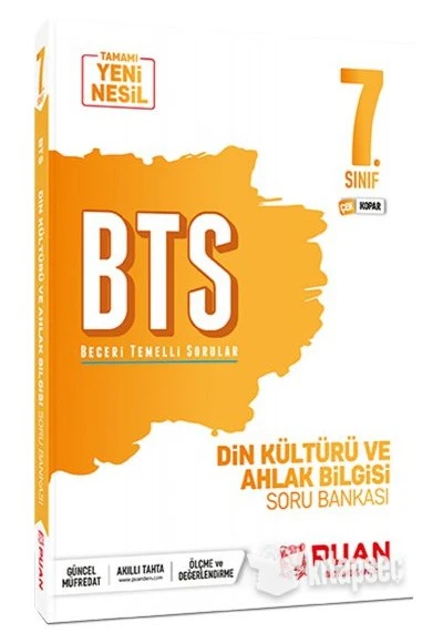 7. Sınıf Din Kültürü ve Ahlak Bilgisi BTS Beceri Temelli Soru Bankası Puan Yayınları