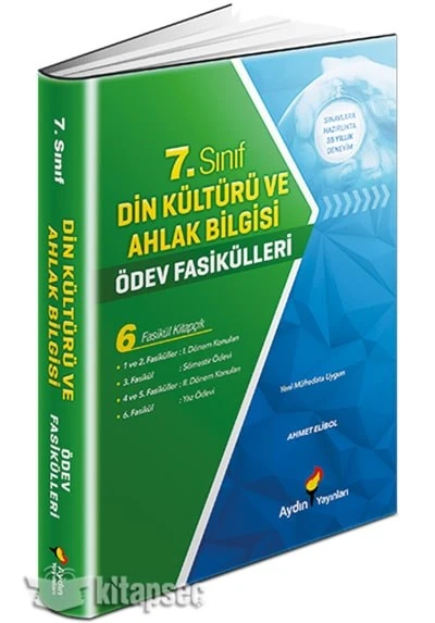7. Sınıf Din Kültürü ve Ahlak Bilgisi Ödev Fasikülleri Aydın Yayınları