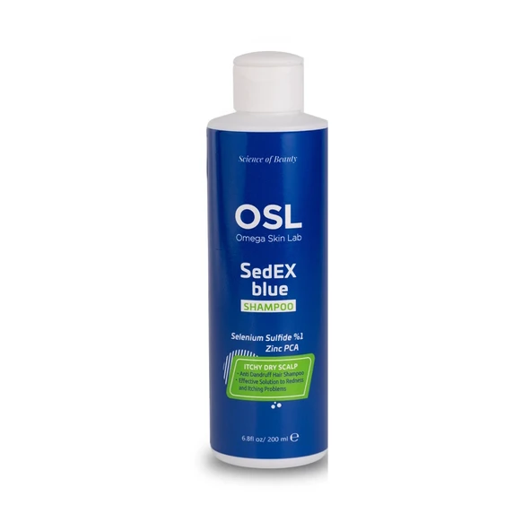 Omega Skin Lab SedEX Blue Kepeğe Karşı Etkili Bakım Şampuanı 200 ml