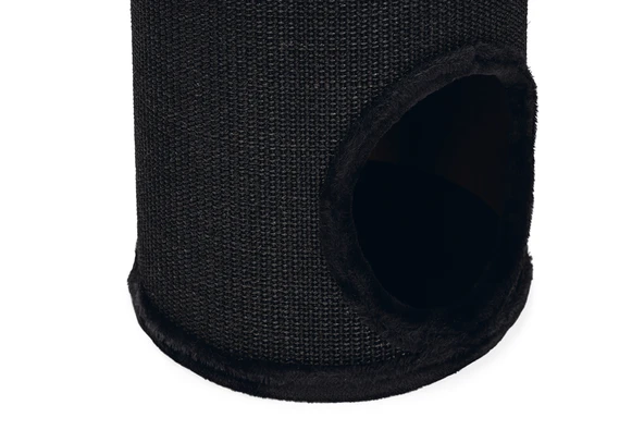 Beeztees Kedi Tırmalama ve Oyun Evi, Siyah, 37x70cm - Resim 6