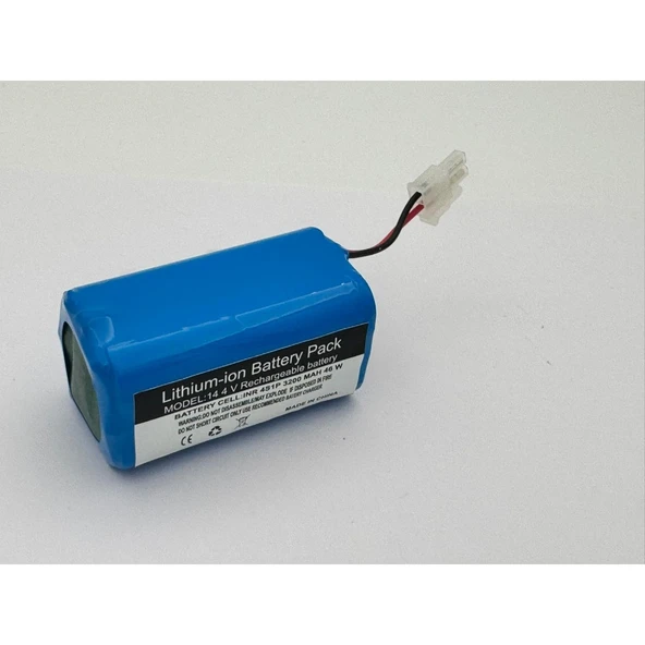 Zaco A9s Robot Süpürge 3200 mAh 14.4 V  Batarya – Orjinal Uyumlu Uzun Ömürlü, Yüksek Performans Pil - 1