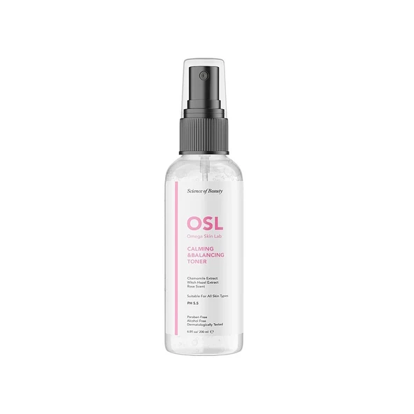 Omega Skin Lab Yatıştırıcı ve Dengeleyici Tonik 200 ml ürün görseli