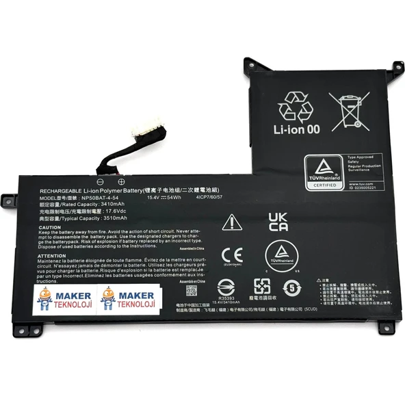 Gigabyte Notebook G5ME Batarya - 2