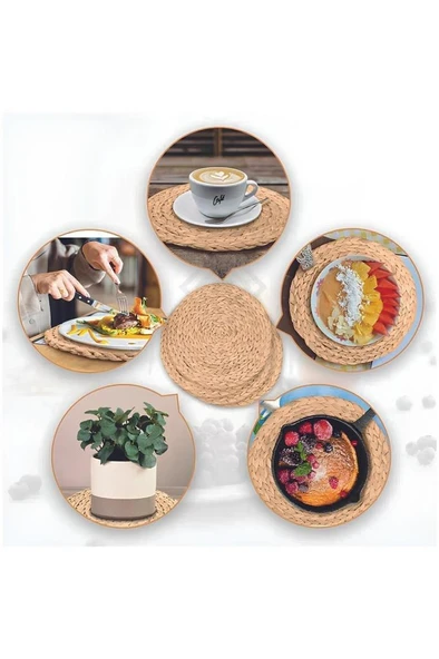 4 Lü Hasır Amerikan Servis Supla Örmet - 3