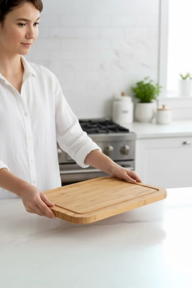 Talau Kesme & Steak Tahtası Orta - Resim 4