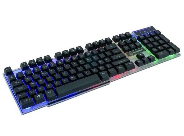 GAMEMAX FK-G508QU IŞIKLI KLAVYE SİYAH TUŞ - 4