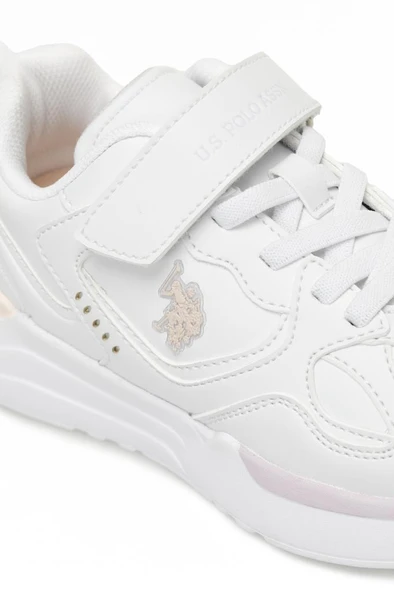 U.S. Polo Assn. INTER JR 5FX 101946489 Kız Çocuk Spor Ayakkabı Beyaz 31-35 - 7