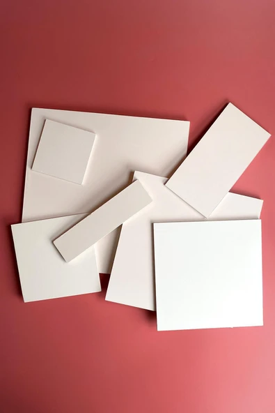 20x20cm Karo - Seramik Bisküvi 6'lı (Ham Ürün)
