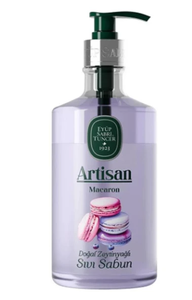 Eyüp Sabri Tuncer Artisan Macaron 600ml Doğal Zeytinyağlı Sıvı Sabun