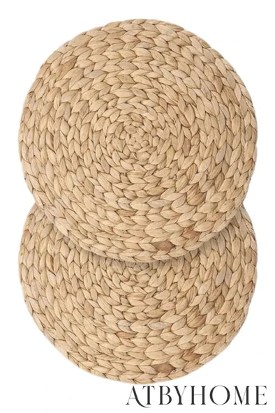 Hasır Supla Su Sümbülü El Yapımı Örme Amerikan Servis 37 Cm - 2