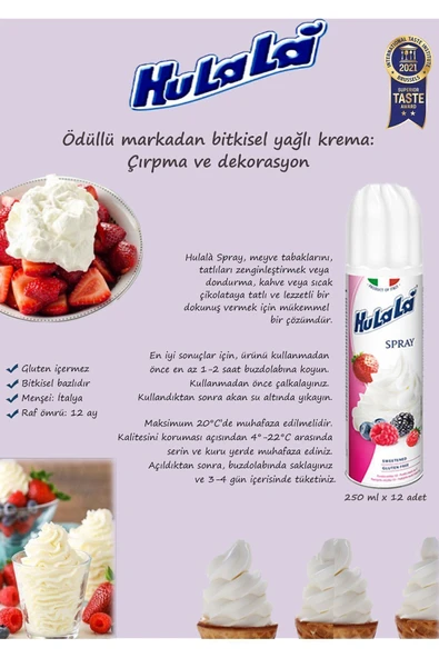 Hulala Sprey Krem Şanti 250 gr - 2