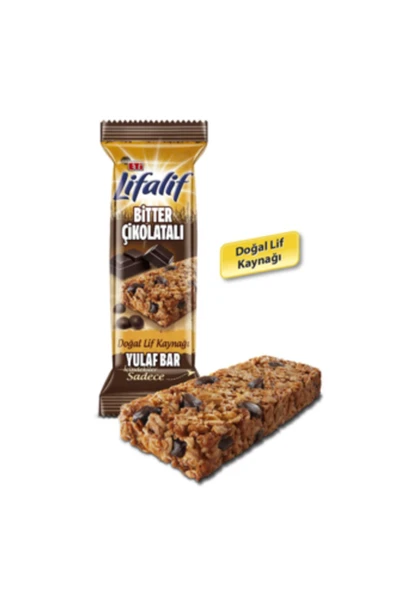 Eti Lifalif Bitter Çikolatalı Yulaf Bar 35 G ( 5 ADET )