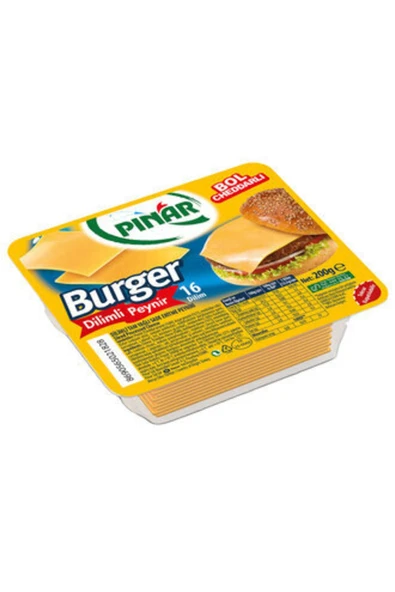 Pınar Burger Dilimli Peynir 200g