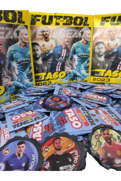 NEWBRENDHOME Futbol Taso-2024 %100 Futbolcu Tasoları (100 ADET) Son Seri Premium Tasolar