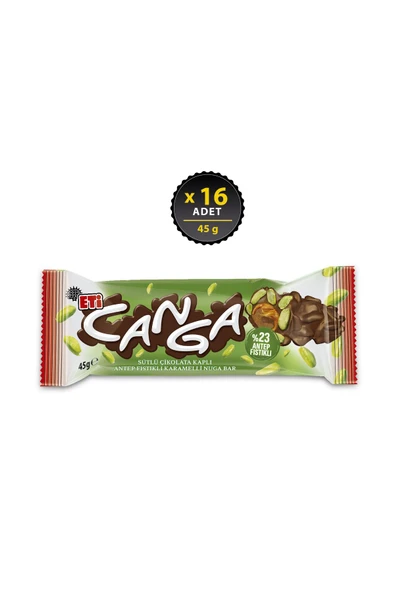 Eti Canga Antep Fıstıklı 45 g X 16 Adet