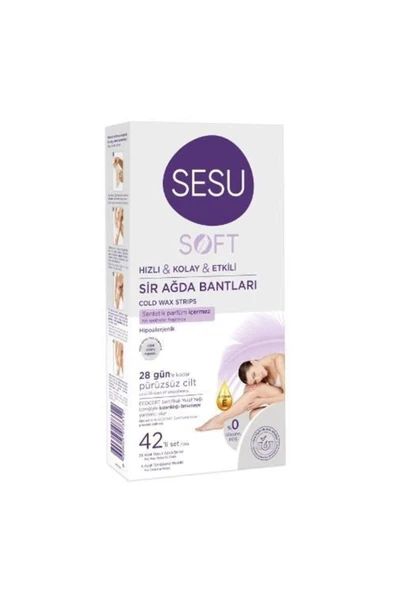 Sesu Sir Ağda Bantları 42 Li Soft Yeni