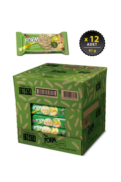 Eti Form Çok Tahıllı Buğday Patlağı 41 g x 12 Adet - 2