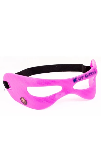 MyClean Sanrio Kuromi  Pembe Mor Karbon Fiber Çocuk Göz Maskesi, Pembe, Elastik Bantlı, Hafif Tasarım