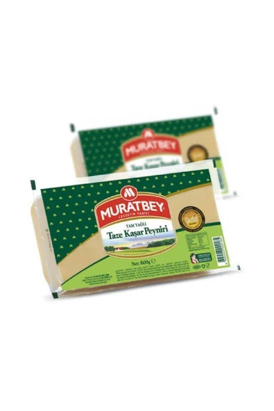 Muratbey Tam Yağlı Taze Kaşar Peyniri 500gr X 2 Adet - 2