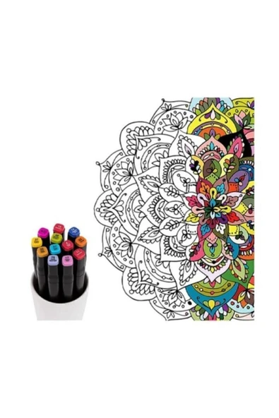 Art Tone TOUCH MARKER CY-818 ÇİFT TARAFLI 24 LÜ BEZ ÇANTA - 3