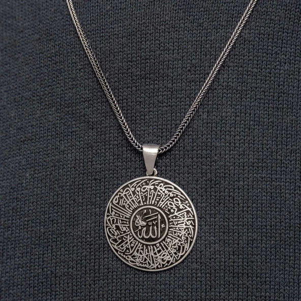 Lucky Life Gümüş Asr Suresi Erkek Kolye - 3