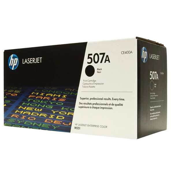 HP 507A Black Siyah 5.500 Sayfa Toner CE400A ürün görseli