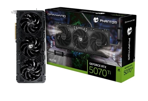 Gainward GeForce RTX5070Ti PHANTOM 16GB GDDR7 256Bit Gaming (Oyuncu) Ekran Kartı