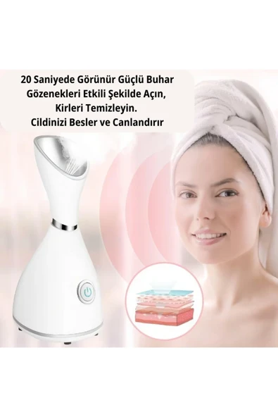 Starcom Nano Iyonik Yüz Nemlendirici Ve Temizleme Cihazı- Derinlemesine Temizlik Ve Gözenek Açıcı (TEŞHİR) - 3