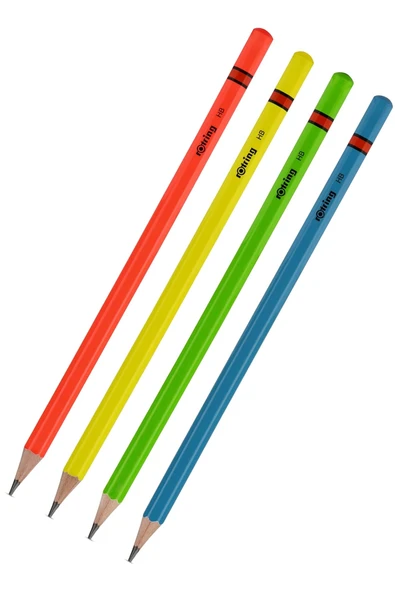 Rotring neon kurşun kalem 4 lü paket 1 adet