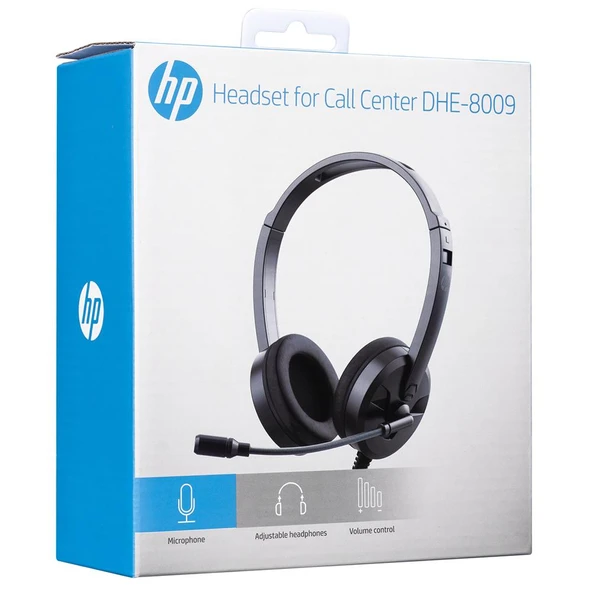 HP DHE-8009 Siyah Mikrofonlu Kulaklık - 2