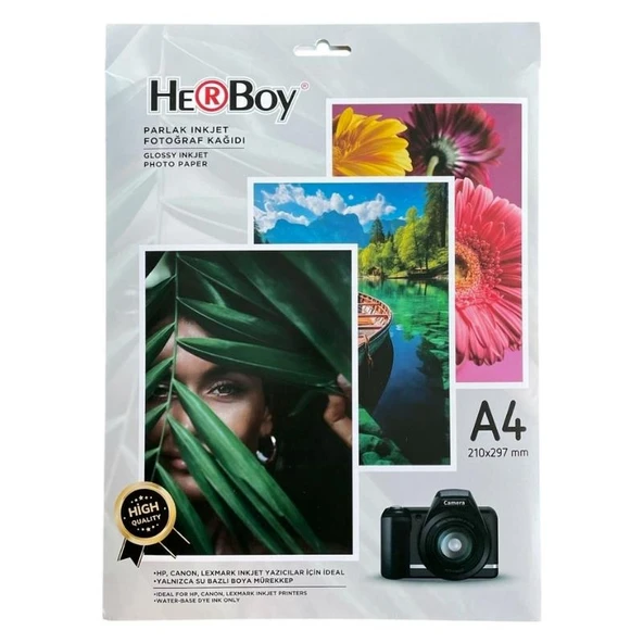 Herboy Parlak Fotoğraf Kağıdı 210x297 (A4) 240gr (20 Adet)