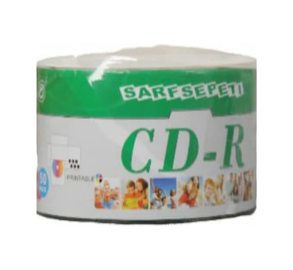 Sarfsepeti Printable 700 MB 52X80 Min Boş CD-R 12x50'li - 5