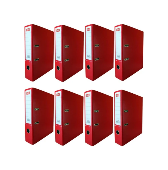 Cassa Plastik Geniş Klasör Kırmızı Renk 7280 5 Adet - 5