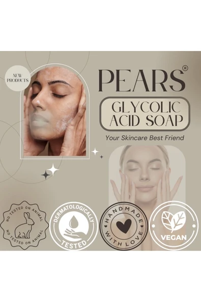 PEARS Gliserinli Glikolik Asit Sabunu 120 gr - Glycolic Acid Soap With Glycerine 120 gr - 5