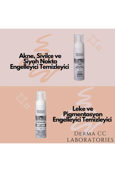 DERMA CC LABORATORIES LEKE Karşıtı Cilt Temizleyici Köpük 200m + Diadermine Peeling 75ml X 2 PURIFY - 3