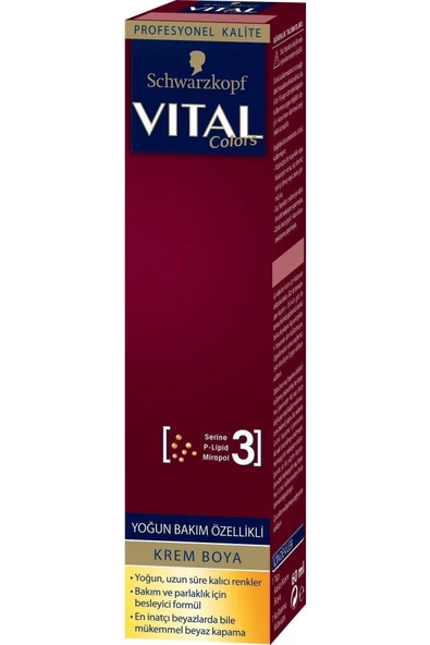 VİTAL Tüp Saç Boyası 12-00 Çok Açık Sarı
