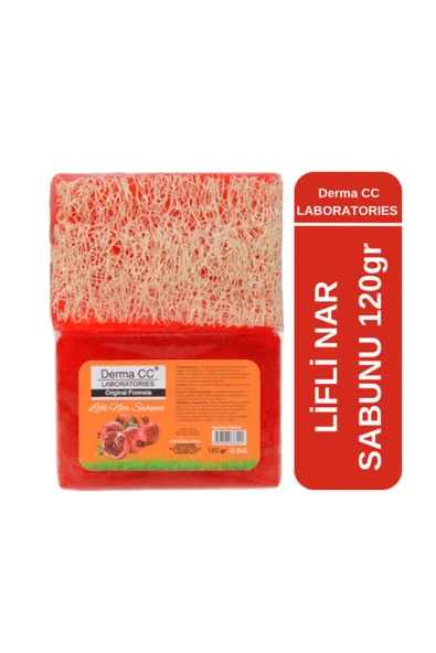 DERMA CC LABORATORIES Doğal Kabak Lifli EL YAPIMI Sabun 120gr - NARLI