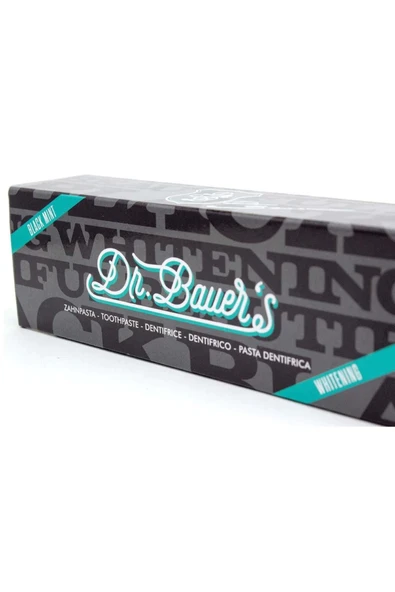 DR BAUER Black Mint Whitening Diş Macunu 75ml - 7
