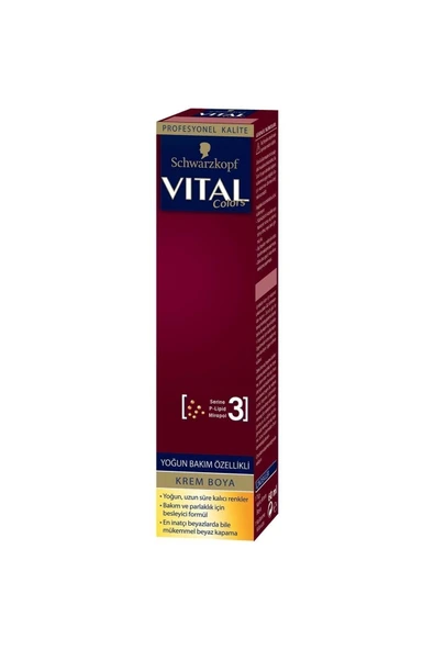 VİTAL Colors Krem Saç Boyası 6-99 Vıyole Kızıl - 60 Ml