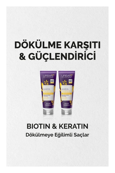 URBAN CARE Biotin & Keratin Saç Bakım Şampuanı -250ml-sülfatsız - 5
