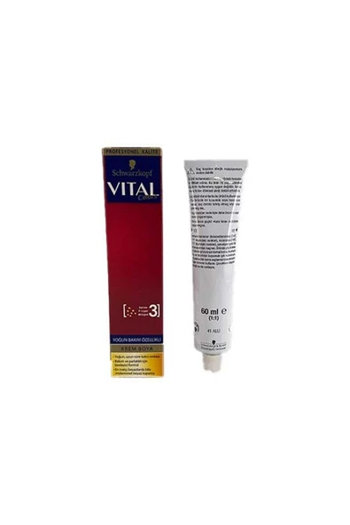 VİTAL Colors Krem Saç Boyası P-11 Koyu Gümüş