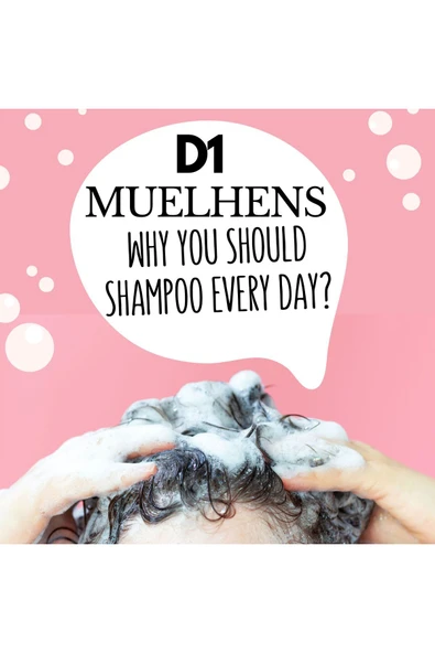 MUELHENS D1 Anti Hair Loss Shampoo Yoğun Saç Dökülme Karşıtı Özel Bakım Şampuanı 500 Ml X 3 Adet - 3