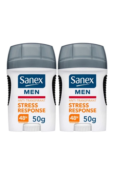 SANEX Men Stick Stress Response Anti-transpirant 50 Gr X 2 Adet - Ferahlatıcı Etki