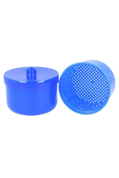 DR BAUER Mavi Diş Protez Saklama Kabı - 3