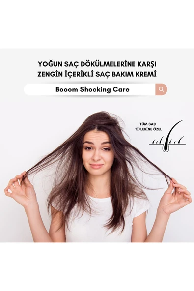 DERMA CC LABORATORIES BoooM Shocking Cream - Yoğun Dökülme Karşıtı Saç Kremi 500ml - 3